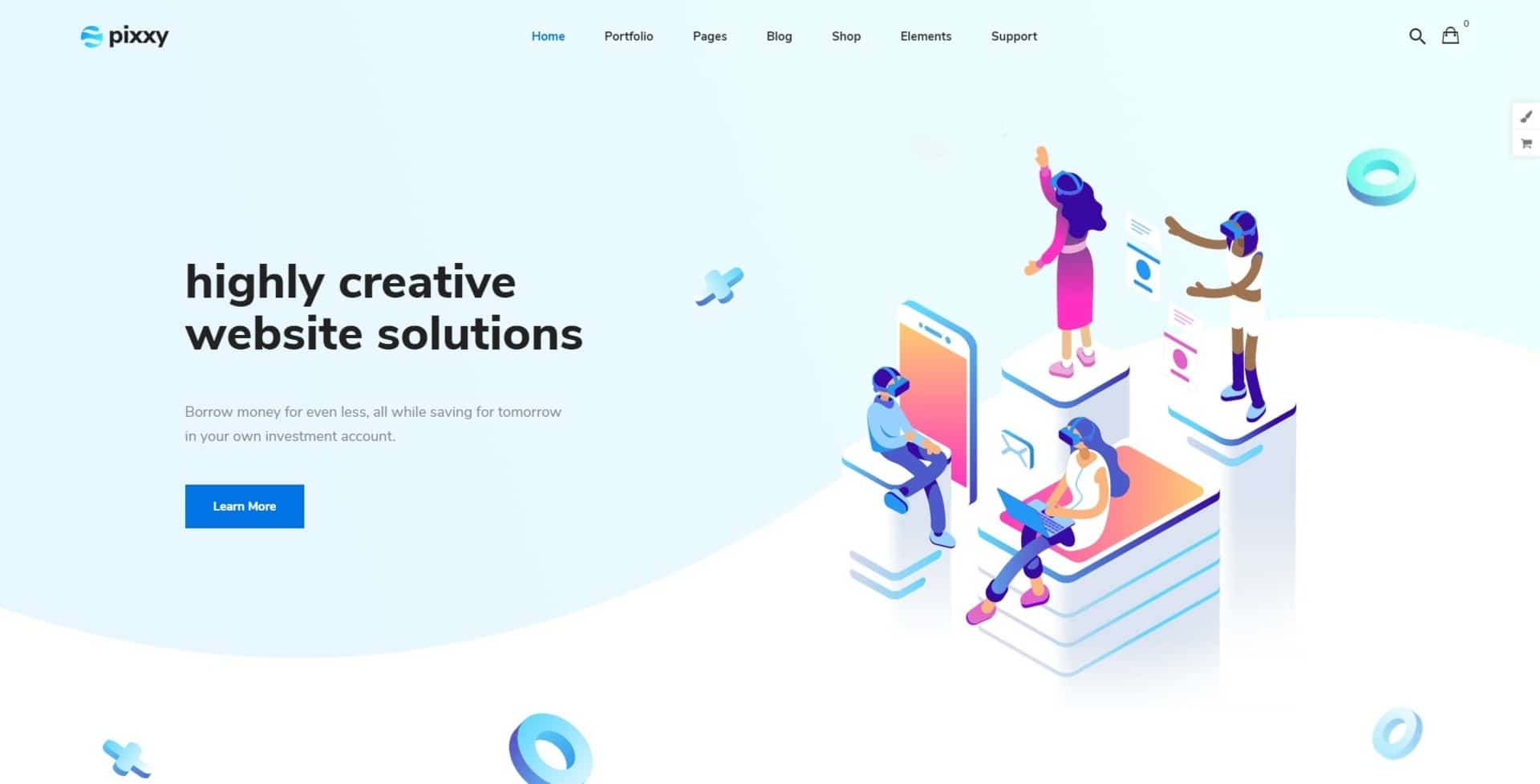 Pixxy WordPress Theme