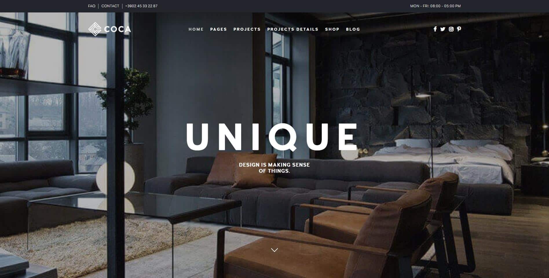 architecture web design