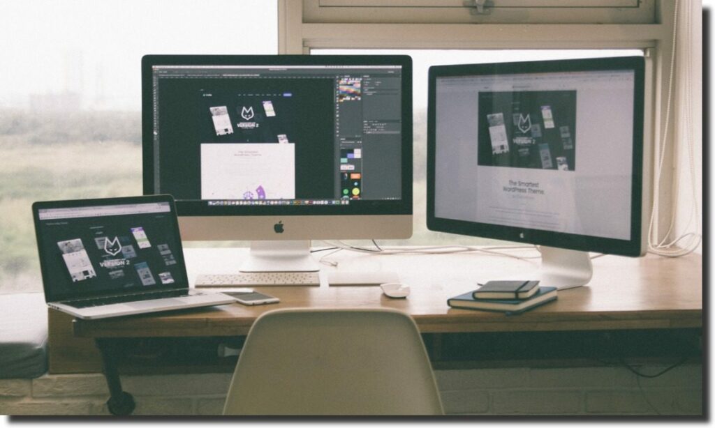 computers on the table