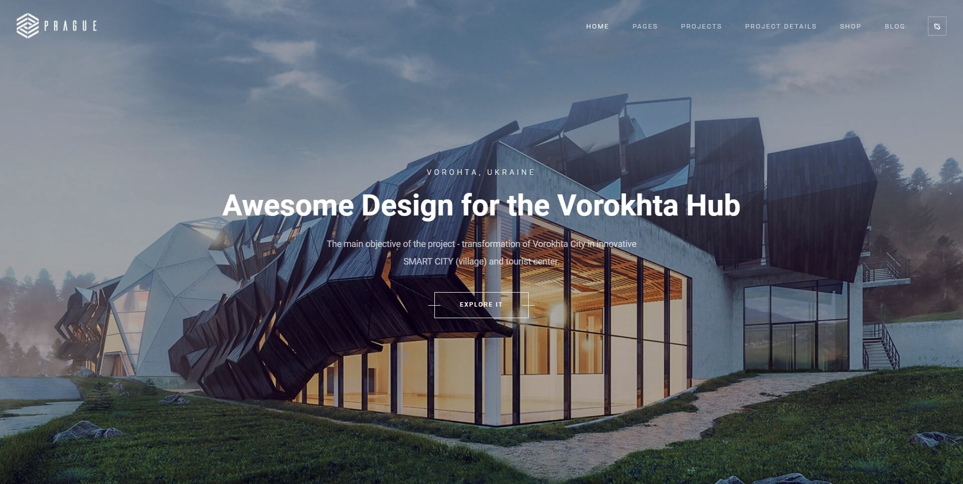 Prague wordpress theme